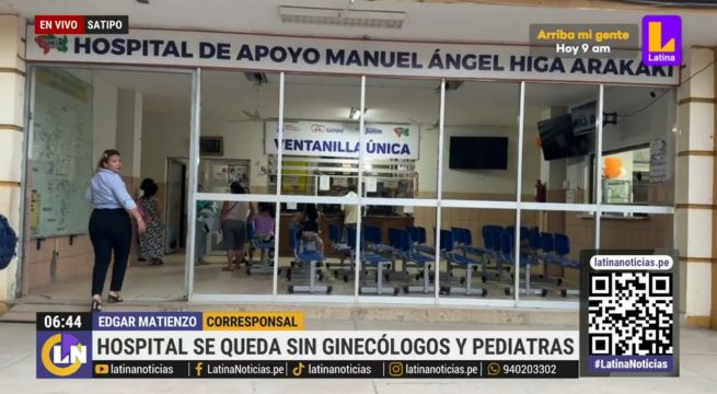 Hospital de Satipo cuenta con solo 5 ginecólogos 