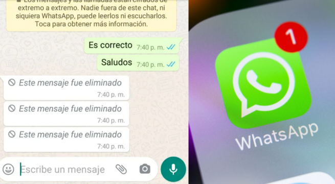 WhatsApp: ¿Cómo recuperar mensajes eliminados? Revisa la guía
