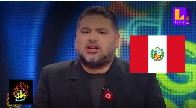 Masías y su mensaje patrio en El Gran Chef Famosos: 