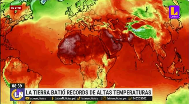La Tierra batió récords de altas temperaturas en la última semana