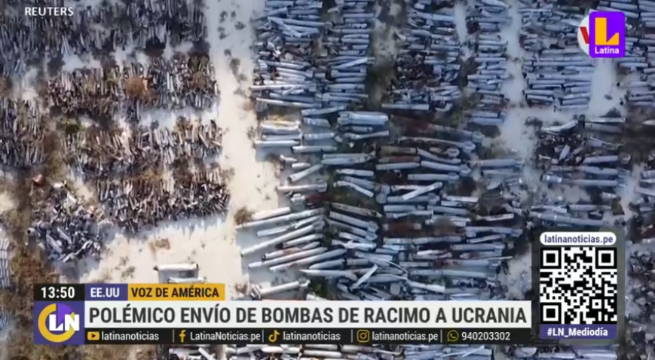 Expertos se pronuncian contra el envío de bombas de racimo que hará EE.UU. a Ucrania