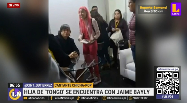 Hija de Tongo se encontró con Jaime Bayly: 
