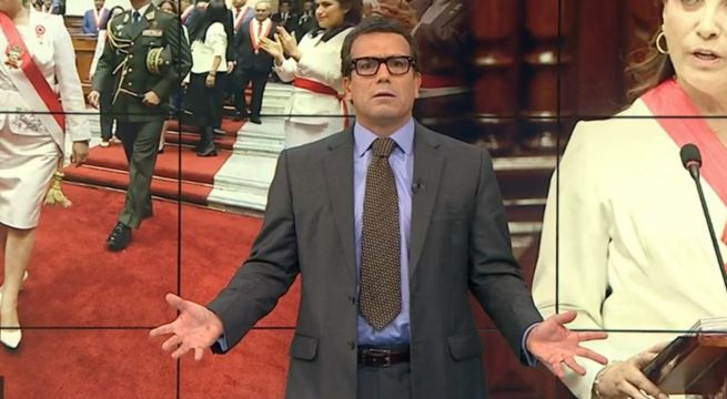 “Ha sido un discurso mediocre”: Christian Hudtwalcker sobre mensaje a la Nación de Dina Boluarte
