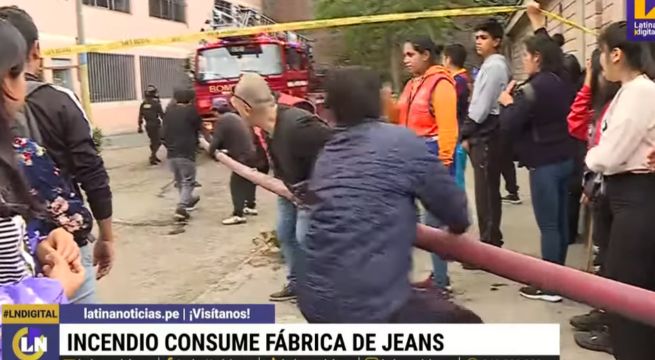 SJL: Sunafil anuncia investigación para conocer las causas de incendio en fábrica de jeans 