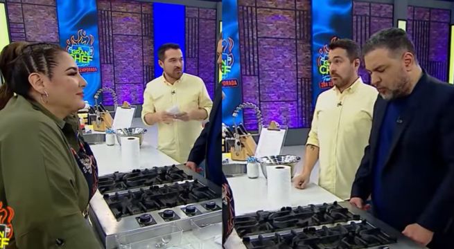 La cara de Giacomo lo dijo todo: jurado sufrió al probar barritas de Mónica Torres para El Gran Chef Famosos