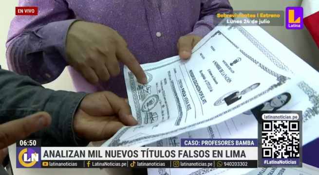 Minedu: mil títulos profesionales pasarán por doble verificación