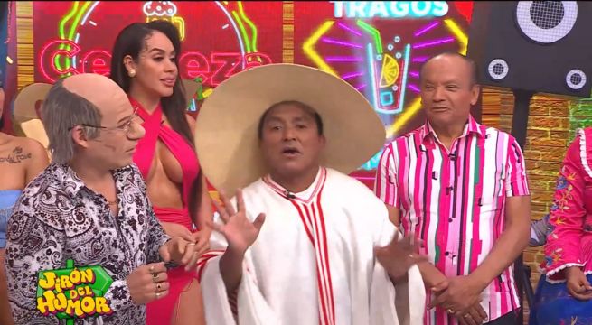 'Mostrito' quiso cobrar revancha con 'Melcochita' pero lo mandaron a sentar en el Bar del Jirón del Humor