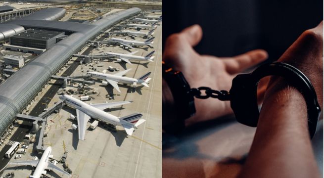 Peruana quita arma a policía y le dispara en aeropuerto