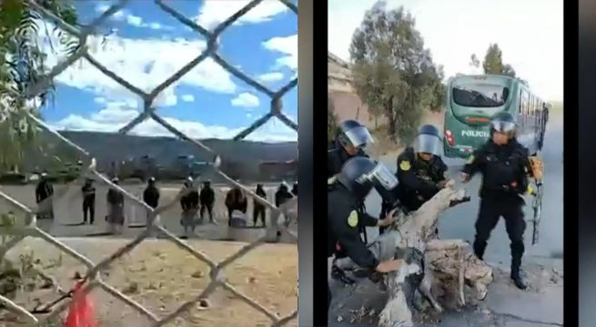 Protestas en Ayacucho: redoblan contingencia policial en terminal aéreo
