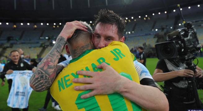 Brasil y Argentina disputaron la última final de la Copa América.