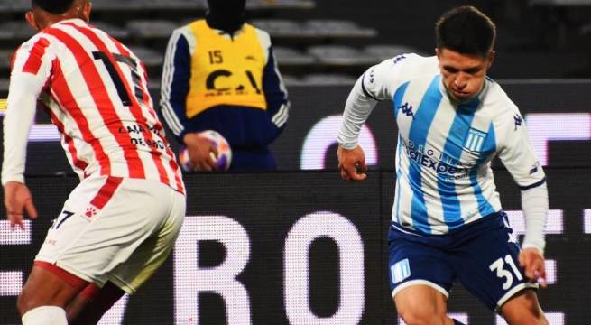 Tuvo minutos con la 'Academia': Catriel Cabellos presente en el duelo entre Racing y River Plate