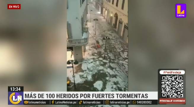 Fuertes tormentas y altas temperaturas afectan al norte y sur de Italia