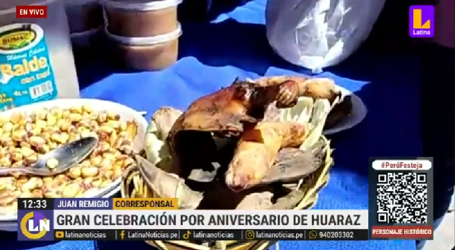 Huaraz celebra sus 166 años de creación política  con sus platos típicos