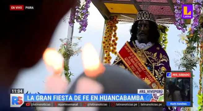 Huancabamba: así fue el encuentro entre la Virgen del Carmen y Señor Cautivo  
