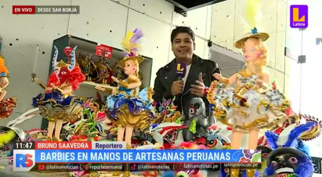 Barbie: artesano lanza colección de vestuarios típicos para muñecas 