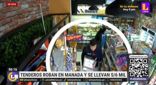 La Victoria: banda de tenderos se llevan mercadería valorizada en 6 mil soles 