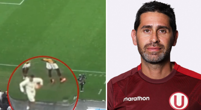 Universitario: revelan imágenes exclusivas del preparador físico frente a la hinchada del Corinthians