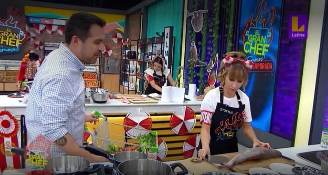 Maestros del mercado 1- 0 jurado: Belén Estévez demostró que aprendió a filetear para El Gran Chef Famosos