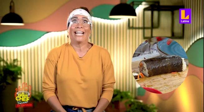 Ya no aguanta su canto: Katia Palma quiso arrojar kimbap a Natalia Salas para callarla en El Gran Chef Famosos