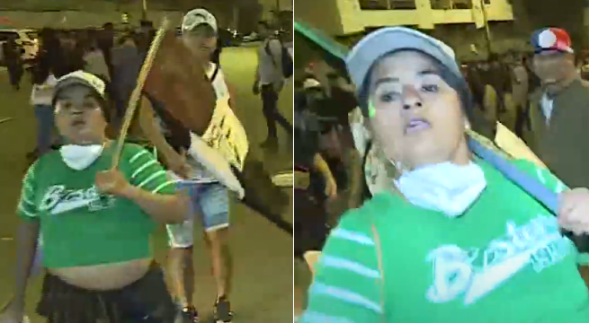 Equipo de prensa de Latina Noticias fue agredido por manifestantes en el Centro de Lima