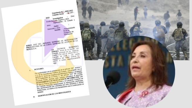 Dina Boluarte: Este es el pedido de la fiscalía que toca a la presidenta por protestas de fines de año