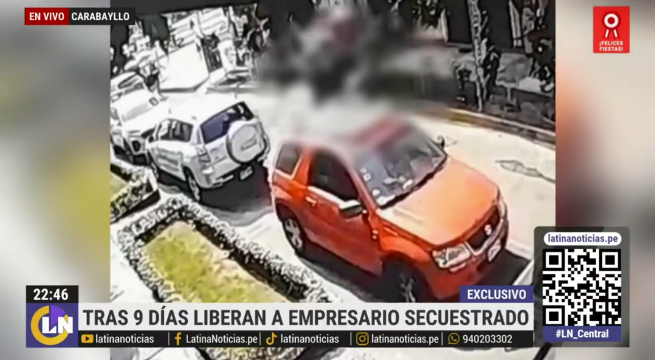 Delincuentes liberan a empresario que fue secuestrado en Los Olivos