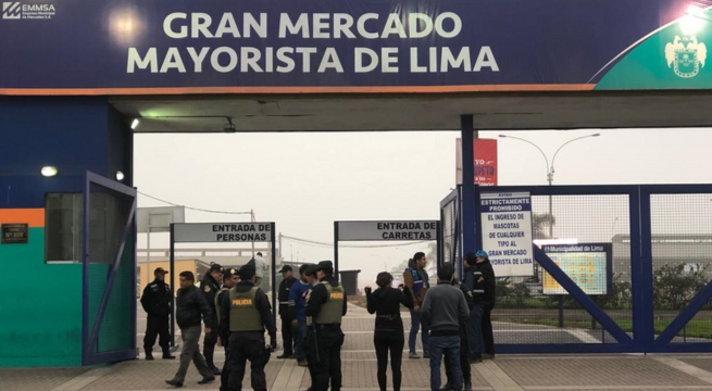 Comerciantes y trabajadores del Gran Mercado Mayorista de Lima anuncian paro de 48 horas