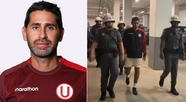 Sebastián Avellino, preparador físico de Universitario, fue liberado en Brasil