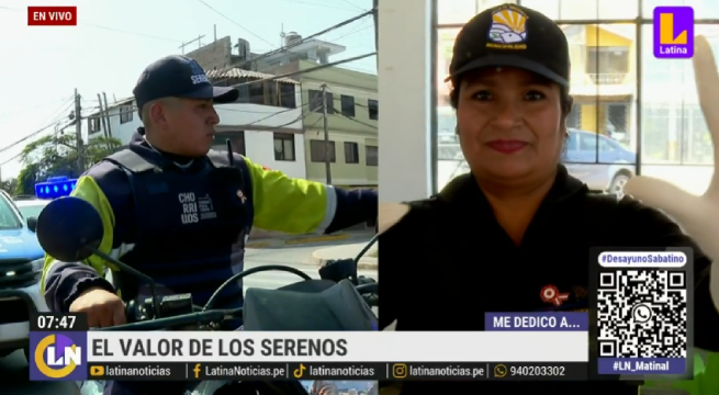 Me dedico a: El valor de los serenos en el Perú