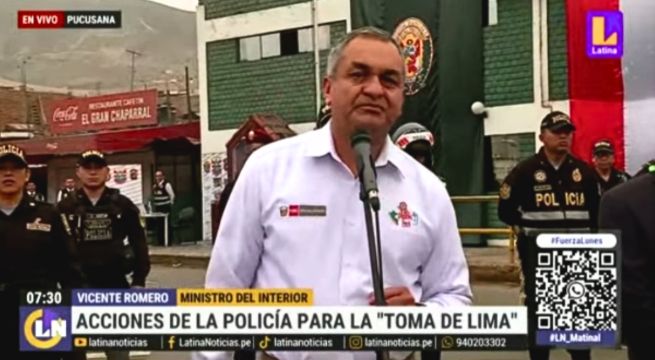 Ministro del Interior anunció medidas ante convocatoria de marchas