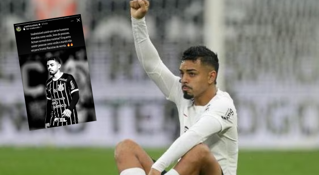 Futbolista de Corinthians tras partido ante Universitario de Deportes: 