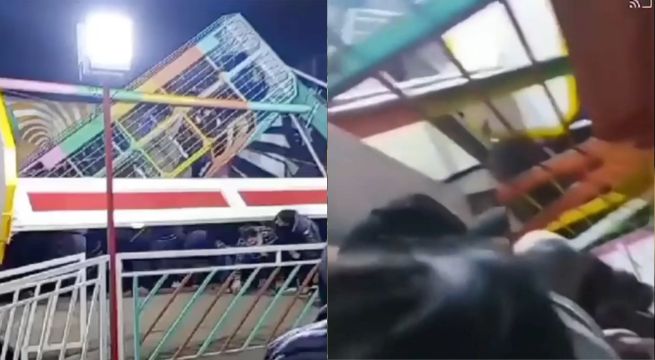 ¡Terrible! Niños resultan heridos tras colapso de juego mecánico en Chile