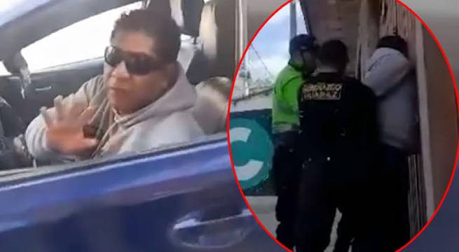 Fiscal se resistió a intervención policial tras chocar su auto