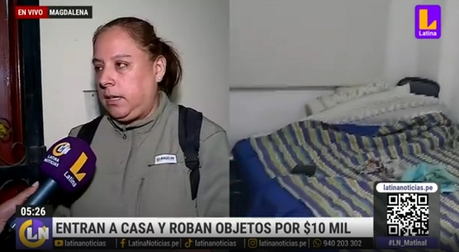 Magdalena: ingresan a departamento y roban objetos valorizados en 10 mil dólares | VIDEO