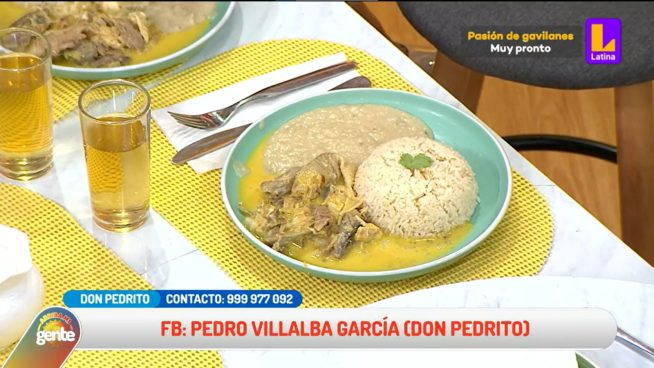 ¿Cómo preparar un fricasé de gallina con puré de pallares? Don Pedrito nos lo enseña en Arriba mi Gente
