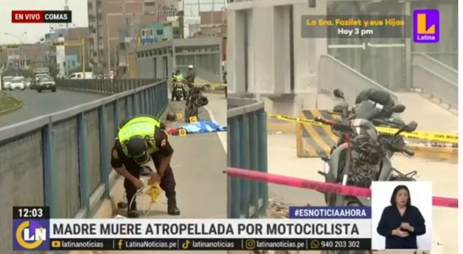 Mujer murió atropellada tras dejar en el colegio a su hijo  