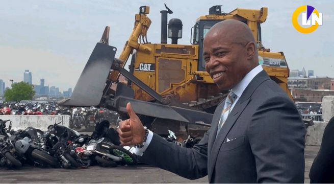Alcalde de New York destruye miles de motos de infractores | VIDEO