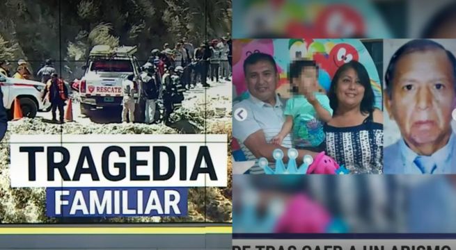 Familia muere en un accidente cuando viajaba rumbo a Canta