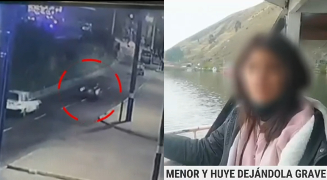 Chofer se da a la fuga tras atropellar a joven de 17 años