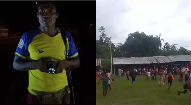 Tribu asegura que recibió ataques de seres extraños en las noches: “Tienen luces y vuelan”