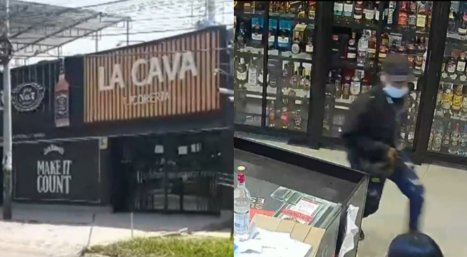 Policía capturó a delincuente que robó en licorería