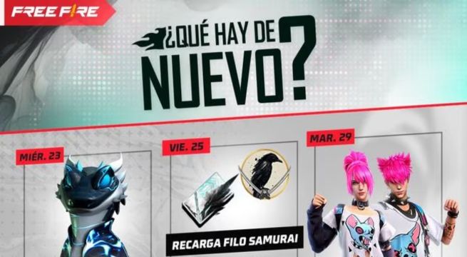 ¿Hay agenda semanal de Free Fire del 23 al 29 de agosto? | Cómo canjear juego | Trends
