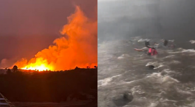 Incendios en Hawái: personas saltan al mar para evitar llamas