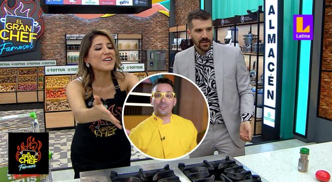 “Estoy estresada”: Santi Lesmes le robó el carrito de compras a Fátima Aguilar en El Gran Chef Famosos 