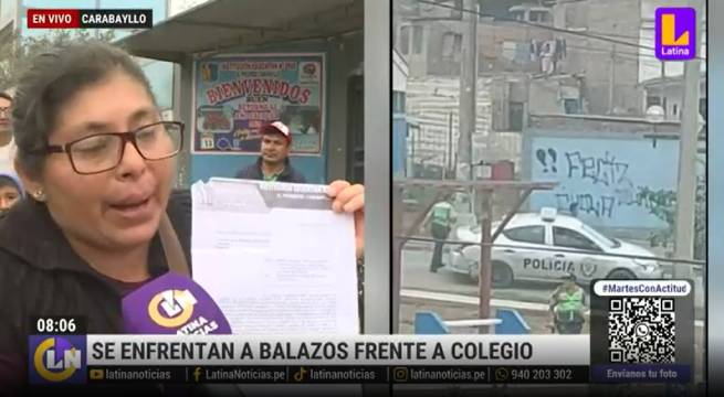 Carabayllo: padres exigen garantías para sus hijos tras balacera en exteriores de colegio