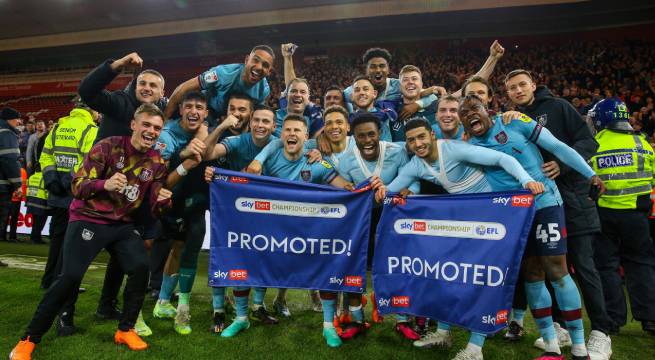 Burnley cosechó 101 puntos en la Championship, la temporada pasada.