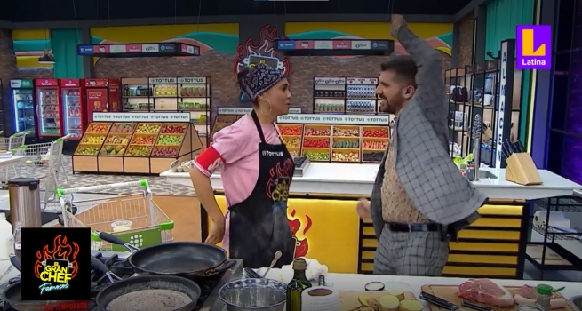 Se rompe una amistad en El Gran Chef Famosos: Katia corta lazos con Natalia Salas por Giacomo Bocchio