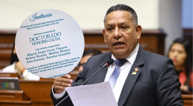 Otorgarán doctorados Honoris Causa a congresistas que están en contra de la SUNEDU