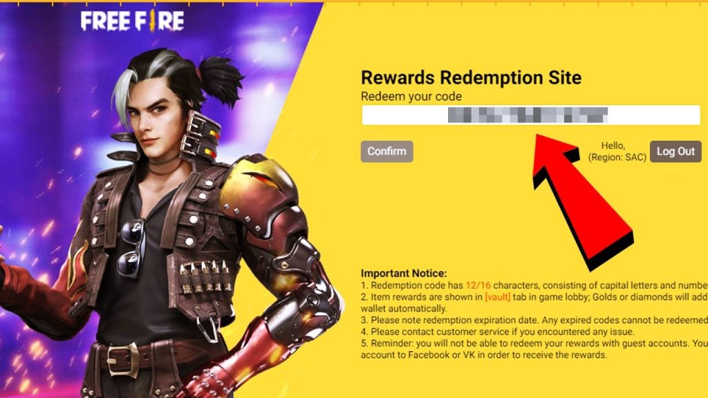 Códigos de Free Fire y recompensas para reclamar hoy, martes 22 de agosto