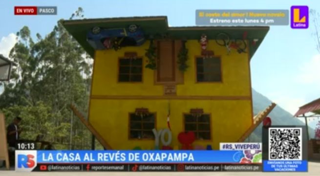 ‘La Casa al Revés’ en Oxapampa: el atractivo turístico que 'desafía la gravedad'  